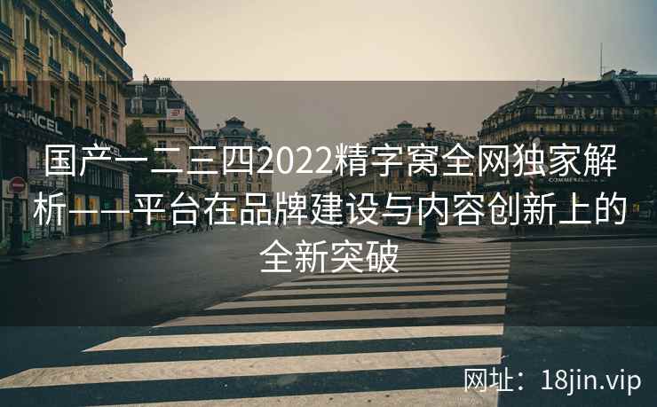 国产一二三四2022精字窝全网独家解析——平台在品牌建设与内容创新上的全新突破