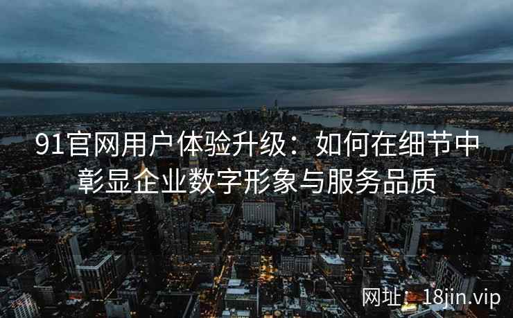 91官网用户体验升级：如何在细节中彰显企业数字形象与服务品质